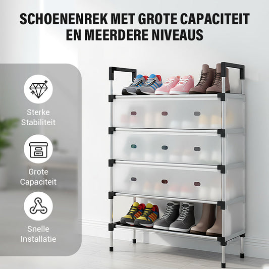 Large Capacity Multi-Tier Shoe Rack