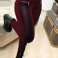Kvinnenes Midtre Midje Leggings med Mageplastikk for Syklister (Stretch med Lomme og Glidelås)