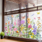 💐Nyttårssalg 50% avslag💞 Fargerik blomsterbukett vindusklistremerke 🖼️ (Klipp til størrelse fritt)