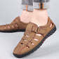 Stilige PU-lær Hule Sandaler