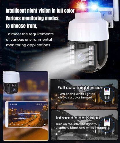 🔥Dagens begrensede tid 50% avslag🔥Trådløst wifi-kamera med nattsyn i farger