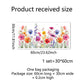 💐Nyttårssalg 50% avslag💞 Fargerik blomsterbukett vindusklistremerke 🖼️ (Klipp til størrelse fritt)