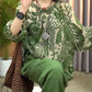 2024 Women's Plus Size Vintage Printed T-Shirt