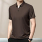 🎁Hot Sale 49% OFF⏳Menns uformelle revers pustende rynkefri T-skjorte