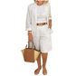 💕Elegant sett med shorts og blazer i lin for kvinner