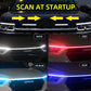🚗LED-striper for biler med skanning ved oppstart