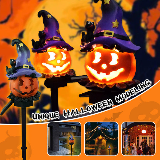 Utendørs Halloween solenergi dekorative lyssett