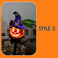 Utendørs Halloween solenergi dekorative lyssett