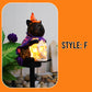 Utendørs Halloween solenergi dekorative lyssett