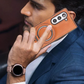 Premium PU-skinn magnetisk etui med stativ for Samsung Fold 3/4/5/6