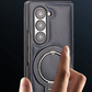 Premium PU-skinn magnetisk etui med stativ for Samsung Fold 3/4/5/6