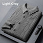 Strikket cardigan med revers for menn