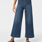 Jeans med høy midje og vide ben