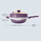 🍲Multifunksjonell non-stick stekepanne med lokk