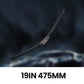 Universelle U-formede vindusviskerblad uten bein