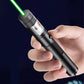 Rødt og grønt enkeltpunkts laserlys