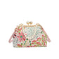 Vintage Blomst Broderi Håndveske for Kvinner