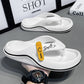 Mote avslappede flip-flops for menn