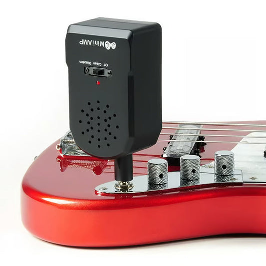 Mini bærbar elektrisk gitarforsterkersett