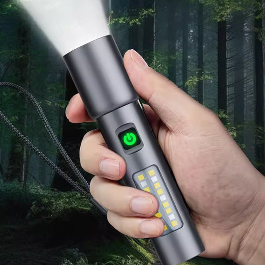Ultra-lyssterk, zoombar lommelykt