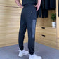 2-delt sett med kortermet topp og joggebukse med høy stretch for menn