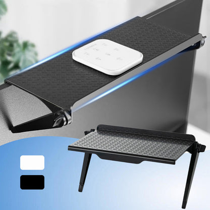 Justerbar TV-hylle til toppen uten boring – Solid, multifunksjonell og universell passform (Organiser hjemmet ditt raskt!)