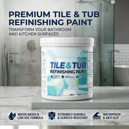 Premium Flis- & Badekaroppussingsmaling sett