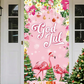 🌲JULESALG:50% RABATT🚪 Jule-dørdekor i polyester – fargerike motiver, enkel henging, holdbar. Gjør inngangen klar for julen på sekunder! ✨🎅