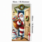 🌲JULESALG:50% RABATT🚪 Jule-dørdekor i polyester – fargerike motiver, enkel henging, holdbar. Gjør inngangen klar for julen på sekunder! ✨🎅