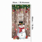 🌲JULESALG:50% RABATT🚪 Jule-dørdekor i polyester – fargerike motiver, enkel henging, holdbar. Gjør inngangen klar for julen på sekunder! ✨🎅