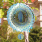 [Kreativ gave] 3D-roterende vindklokke med peacock-motiv