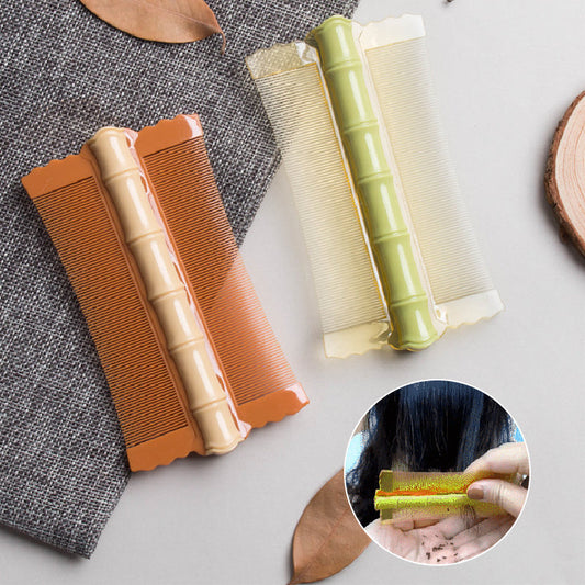 Bambus Styling Dobbeltsidig Finnete Kam