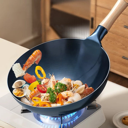 Ubestrøket Non-stick Jernwok